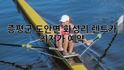 증평군 도안면 화성리 렌트카 최저가 예약